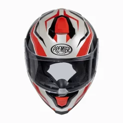 Premier® Casco Integrale Premier HYPER In Fibra RW2 Bianco Nero Rosso -Accessori Moto casco integrale premier hyper in fibra rw2 bianco nero rosso4