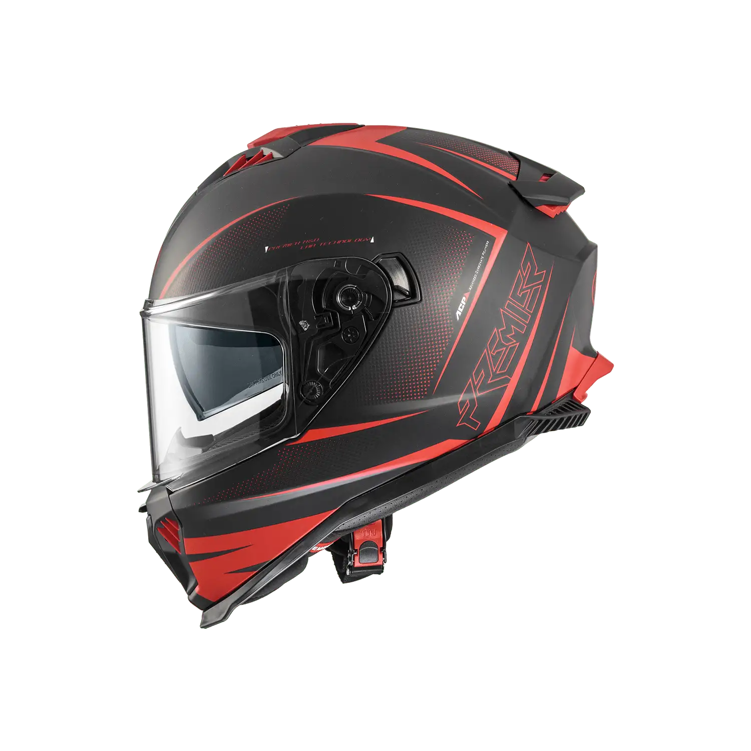 Premier® Casco Integrale Premier TYPHOON FR92 BM Nero Rosso 3 Premier® Casco Integrale Premier TYPHOON FR92 BM Nero Rosso - immagine 3