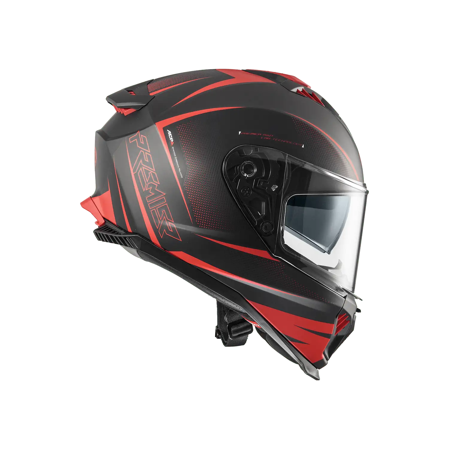 Premier® Casco Integrale Premier TYPHOON FR92 BM Nero Rosso 4 Premier® Casco Integrale Premier TYPHOON FR92 BM Nero Rosso - immagine 4