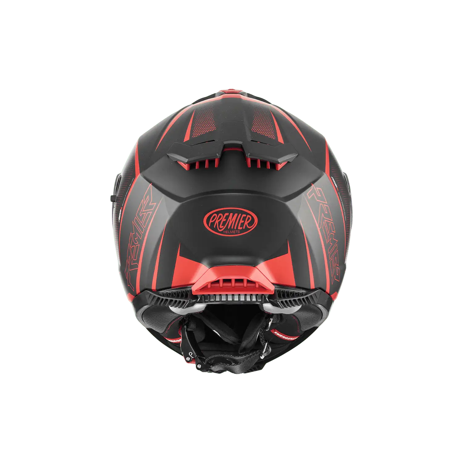 Premier® Casco Integrale Premier TYPHOON FR92 BM Nero Rosso 5 Premier® Casco Integrale Premier TYPHOON FR92 BM Nero Rosso - immagine 5