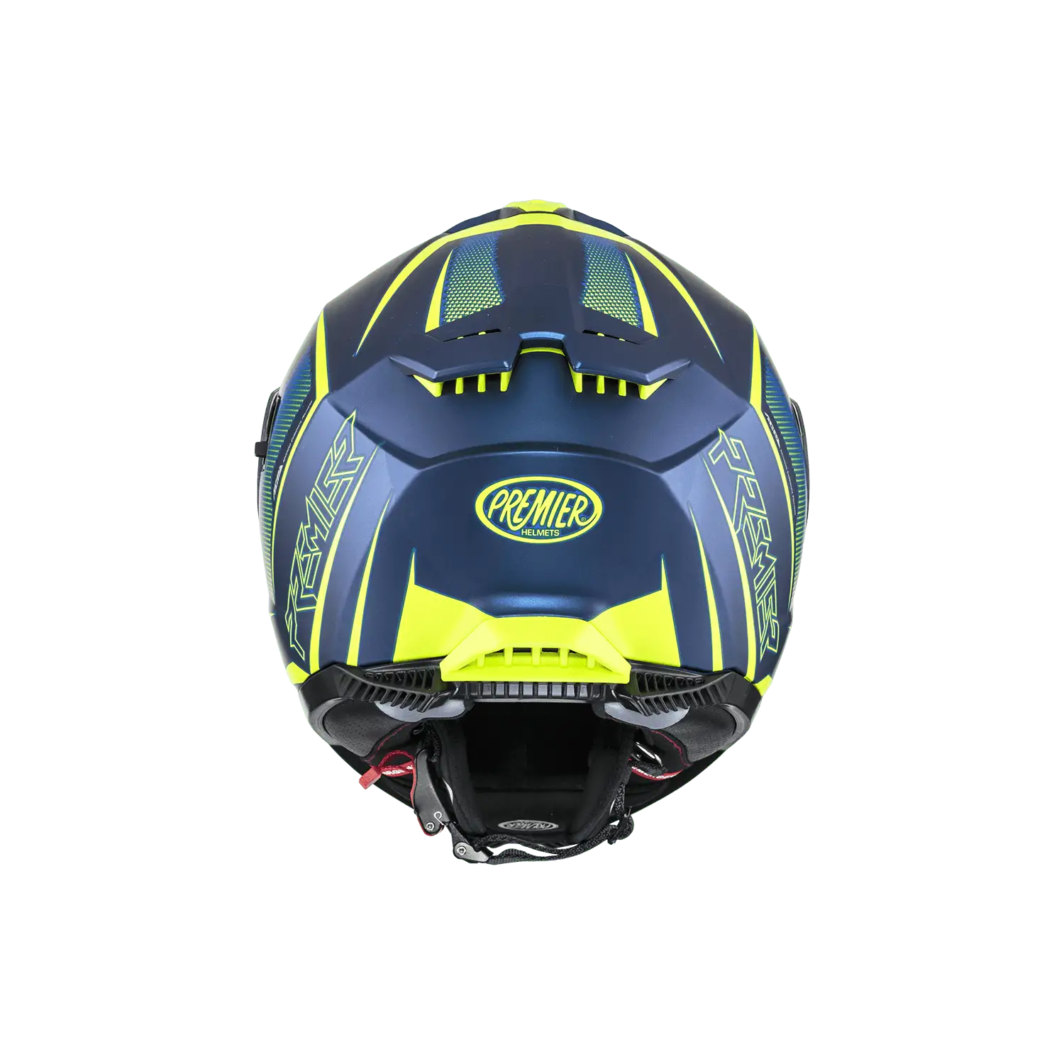Premier® Casco Integrale Premier TYPHOON FR 12 BM Blu Giallo 5 Premier® Casco Integrale Premier TYPHOON FR 12 BM Blu Giallo - immagine 5