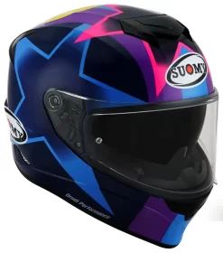 Casco Integrale Suomy STELLAR BASTIANINI REPLICA Blu Viola