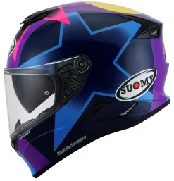 Casco Integrale Suomy STELLAR BASTIANINI REPLICA Blu Viola -Accessori Moto casco integrale suomy stellar bastianini replica blu viola3