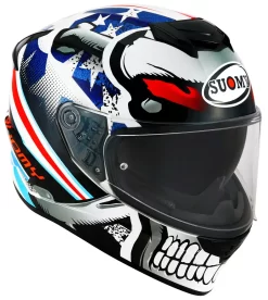Casco Integrale Suomy STELLAR VILLAIN Bianco Nero Rosso