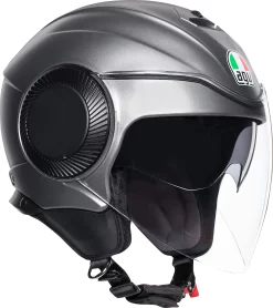 Casco Jet AGV ORBYT MONO Grigio Opaco