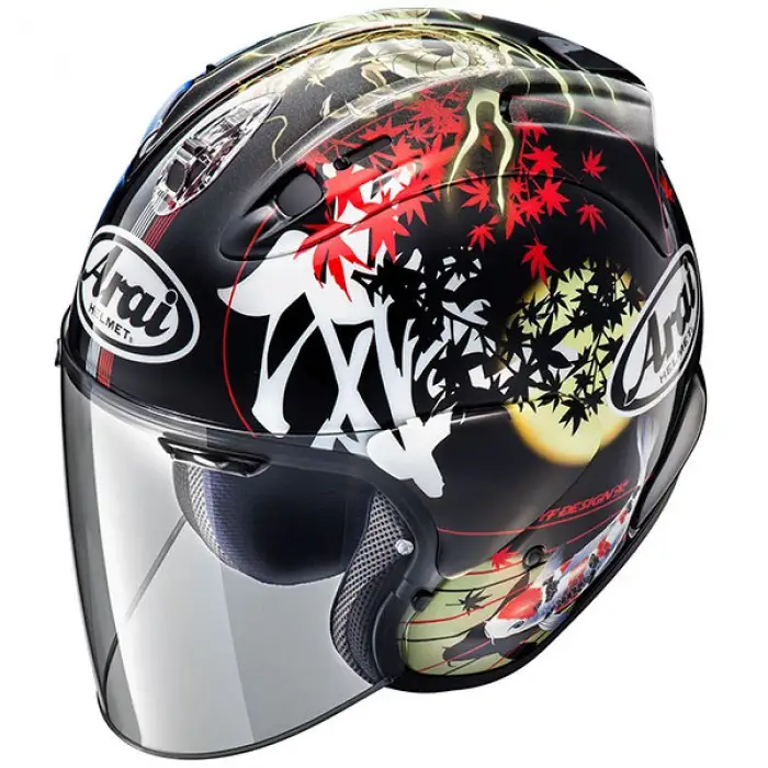 Casco Jet Arai SZ-R VAS ORIENTAL 2 In Fibra Multicolore