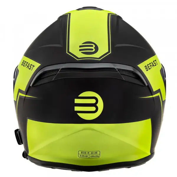 Casco Jet Befast Jet Connect III Con Interfono Integrato Nero Giallo 4 Casco Jet Befast Jet Connect III Con Interfono Integrato Nero Giallo - immagine 4