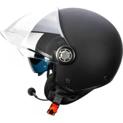 Casco Jet Befast Rapid Connect III Nero Opaco Con Interfono Integrato -Accessori Moto casco jet befast rapid connect iii nero opaco con interfono integrato2