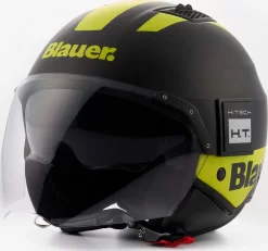 Casco Jet Blauer BET H.T. In Fibra Nero Giallo