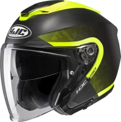 Casco Jet Hjc I30 Dexta Nero Giallo