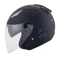 Casco Jet Kyt By Suomy Hellcat Plain Nero Opaco