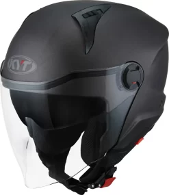 Casco Jet Kyt D-CITY Plain Canna Di Fucile Opaco