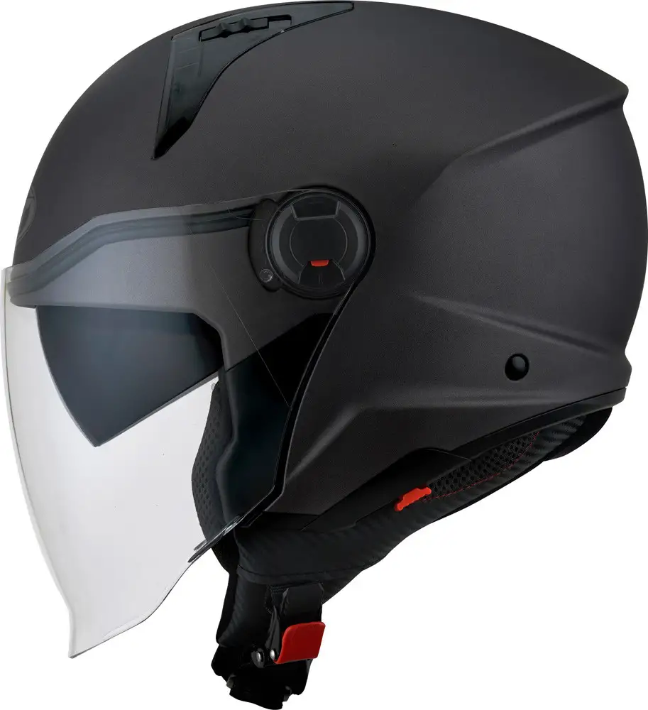 Casco Jet Kyt D-CITY Plain Canna Di Fucile Opaco 2 Casco Jet Kyt D-CITY Plain Canna Di Fucile Opaco - immagine 2