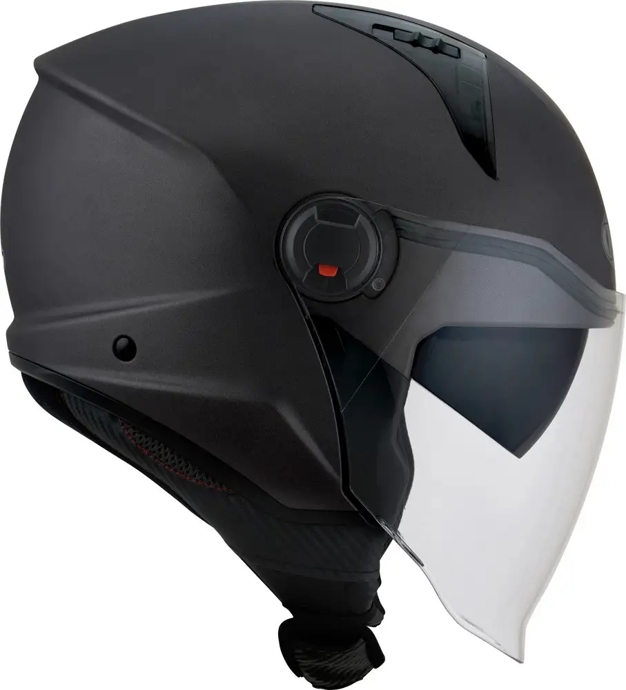 Casco Jet Kyt D-CITY Plain Canna Di Fucile Opaco 3 Casco Jet Kyt D-CITY Plain Canna Di Fucile Opaco - immagine 3