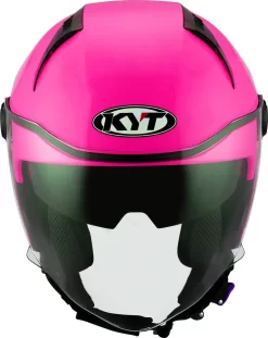 Casco Jet Kyt D-CITY Plain Fucsia Fluo -Accessori Moto casco jet kyt d city plain fucsia fluo5