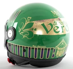 Casco Jet MM Independent Calcio Storico Verde -Accessori Moto casco jet mm independent calcio storico verde 3