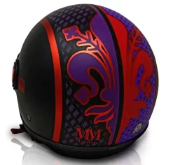 Casco Jet MM Independent FIRENZE Nero -Accessori Moto casco jet mm independent fiorentina nero 2