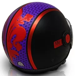 Casco Jet MM Independent FIRENZE Nero -Accessori Moto casco jet mm independent fiorentina nero 3