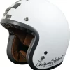 Casco Jet Origine Primo Scacco Nero Opaco Bianco