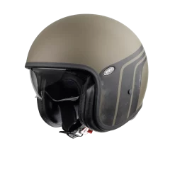 Premier® Casco Jet Premier VINTAGE BTR MILITARY BM 22.06 In Fibra Verde Militare