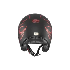 Premier® Casco Jet Premier VINTAGE FR RED CHROMED BM 22.06 In Fibra Nero Rosso -Accessori Moto casco jet premier vintage fr red chromed bm 22.06 in fibra nero rosso5