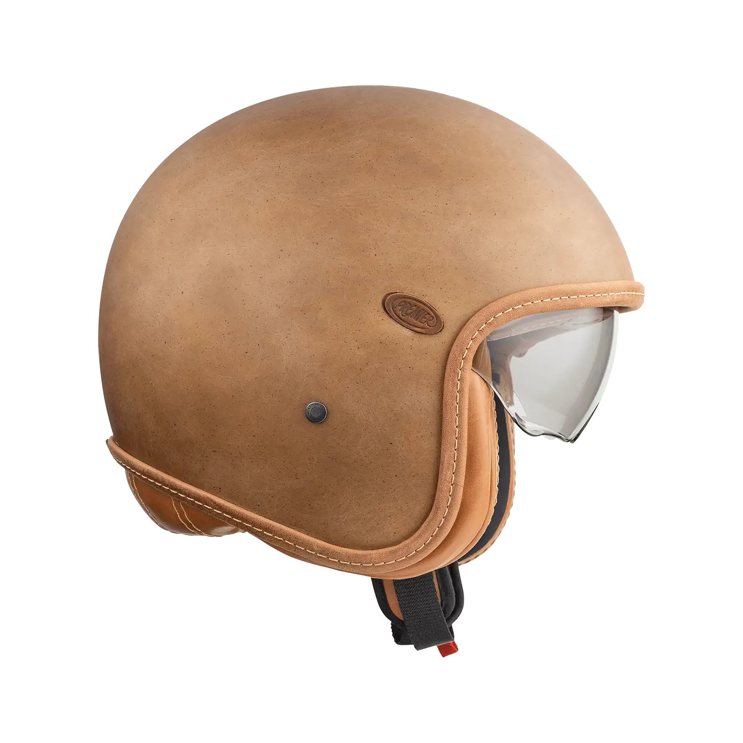 Premier® Casco Jet Premier Vintage Platinum ED. BOS BM 22.06 In Fibra Marrone 3 Premier® Casco Jet Premier Vintage Platinum ED. BOS BM 22.06 In Fibra Marrone - immagine 3