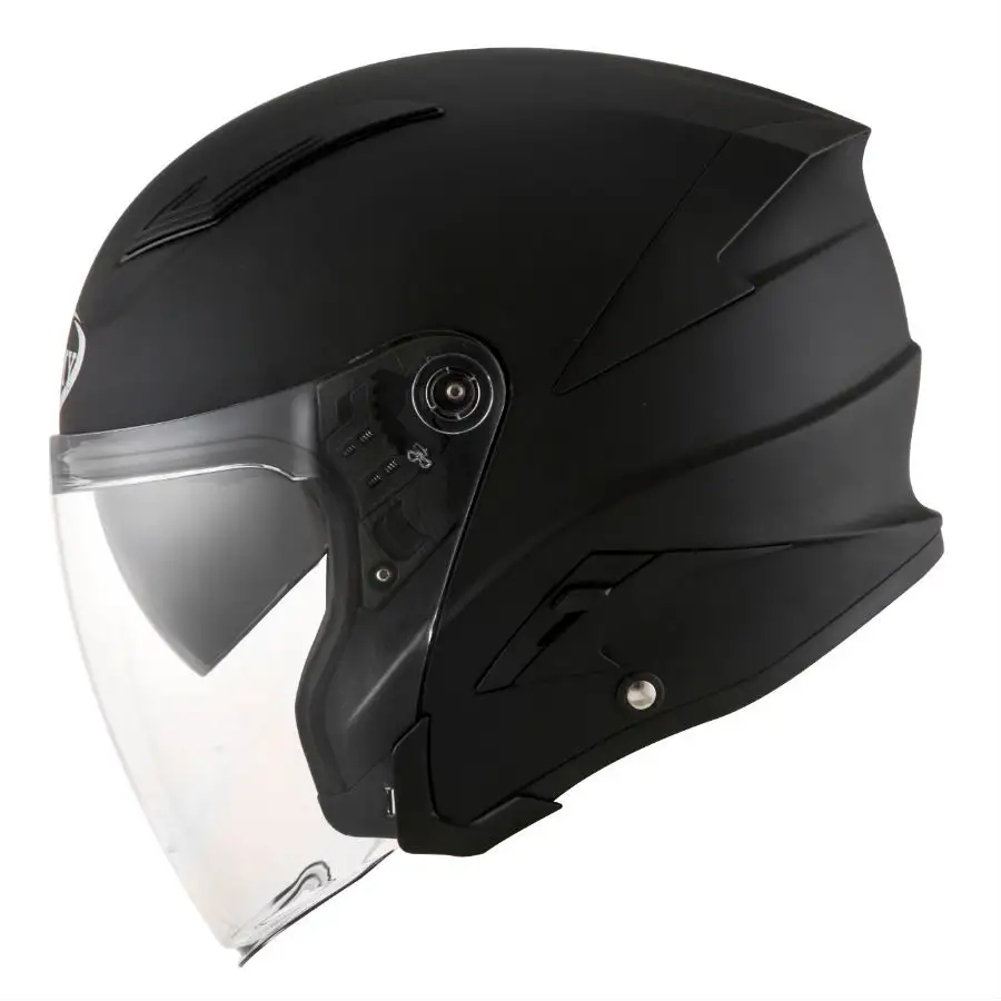 Casco Jet Suomy SPEEDJET PLAIN Nero Opaco 2 Casco Jet Suomy SPEEDJET PLAIN Nero Opaco - immagine 2