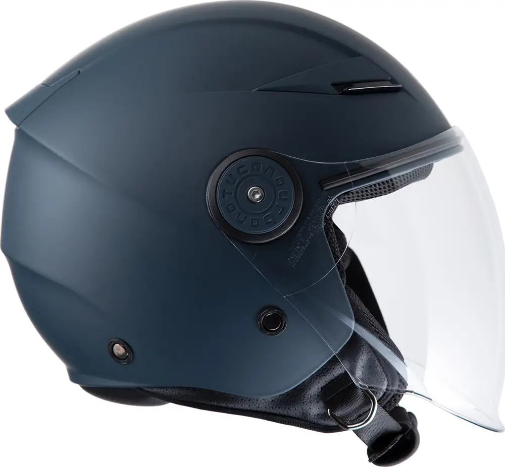 Casco Jet Tucano Urbano EL'START Blu Profondo Opaco 2 Casco Jet Tucano Urbano EL'START Blu Profondo Opaco - immagine 2