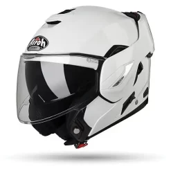 Casco Modulare Airoh Rev 19 Color Bianco Lucido Mentoniera Ribaltabile