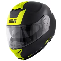 Casco Modulare Givi X.20 Expedition Evo Nero Opaco Giallo Fluo