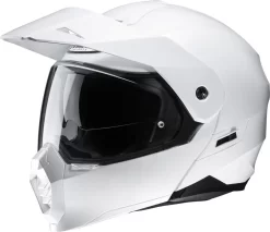 Casco Modulare HJC C80 SOLID Bianco Perla Ryan