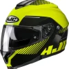 Casco Modulare Hjc C91 Prod Giallo Nero