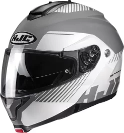 Casco Modulare Hjc C91 Prod Grigio Bianco
