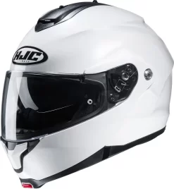 Casco Modulare HJC C91 SOLID Bianco Perla Ryan