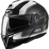 Casco Modulare Hjc I90 Wasco Nero Bianco