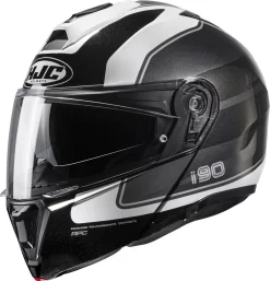 Casco Modulare Hjc I90 Wasco Nero Bianco