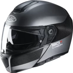 Casco Modulare HJC RPHA 90 S CARBON LUVE MC5SF Nero Grigio