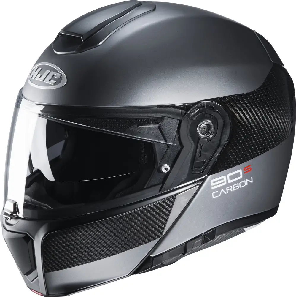 Casco Modulare HJC RPHA 90 S CARBON LUVE MC5SF Nero Grigio
