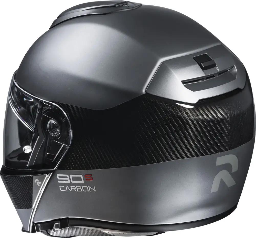 Casco Modulare HJC RPHA 90 S CARBON LUVE MC5SF Nero Grigio - immagine 3