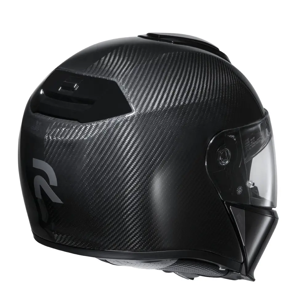 Casco Modulare HJC RPHA 90 S CARBON SOLID Carbon Nero 5 Casco Modulare HJC RPHA 90 S CARBON SOLID Carbon Nero - immagine 5