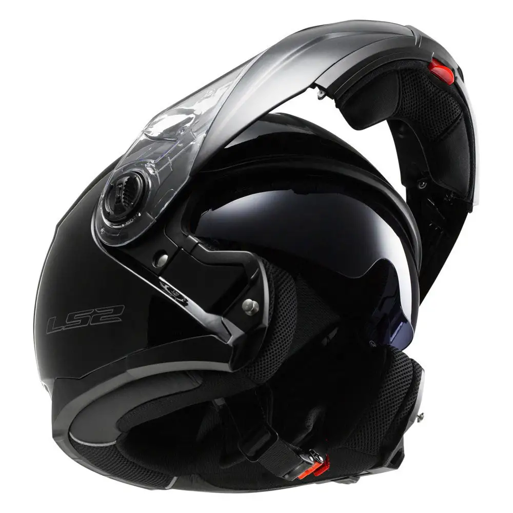 Casco Modulare LS2 FF908 Strobe II Nero Opaco Ece 2206 4 Casco Modulare LS2 FF908 Strobe II Nero Opaco Ece 2206 - immagine 4