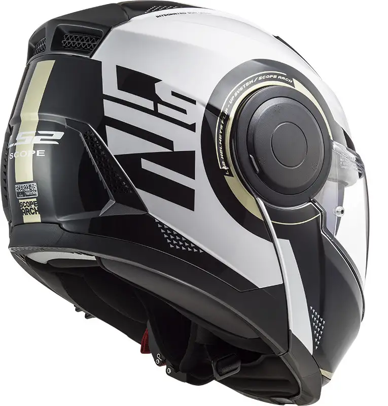 Casco Modulare LS2 FF902 SCOPE ARCH Bianco Titanio 2 Casco Modulare LS2 FF902 SCOPE ARCH Bianco Titanio - immagine 2