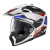 Casco Modulare Nolan N70-2 X 06 TORPEDO N-COM Bianco Blu Rosso