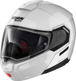 Casco Modulare Nolan N90-3 06 CLASSIC N-COM Bianco Metallizzato