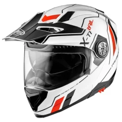 Premier® Casco Modulare Premier XTRAIL XT2 Bianco Nero Rosso
