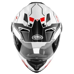 Premier® Casco Modulare Premier XTRAIL XT2 Bianco Nero Rosso 7 Premier® Casco Modulare Premier XTRAIL XT2 Bianco Nero Rosso -Accessori Moto casco modulare premier xtrail xt2 bianco nero rosso4