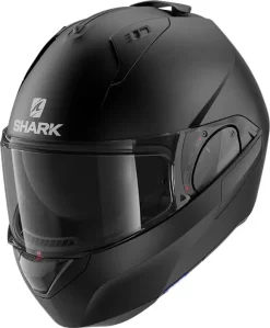 Casco Modulare Shark EVO ES BLANK MAT Nero Opaco -Accessori Moto casco modulare shark evo es blank mat nero opaco3