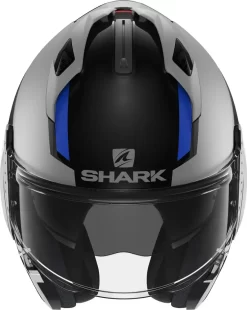 Casco Modulare Shark EVO GT SEAN Nero Argento Blu -Accessori Moto casco modulare shark evo gt sean nero argento blu4