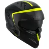 Casco Modulare Suomy Armor Crew E06 Nero Giallo