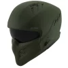 Casco Modulare Suomy Armor PLAIN MATT E06 Verde Militare